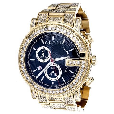 gold gucci watch for sale|gucci gold watches for men.